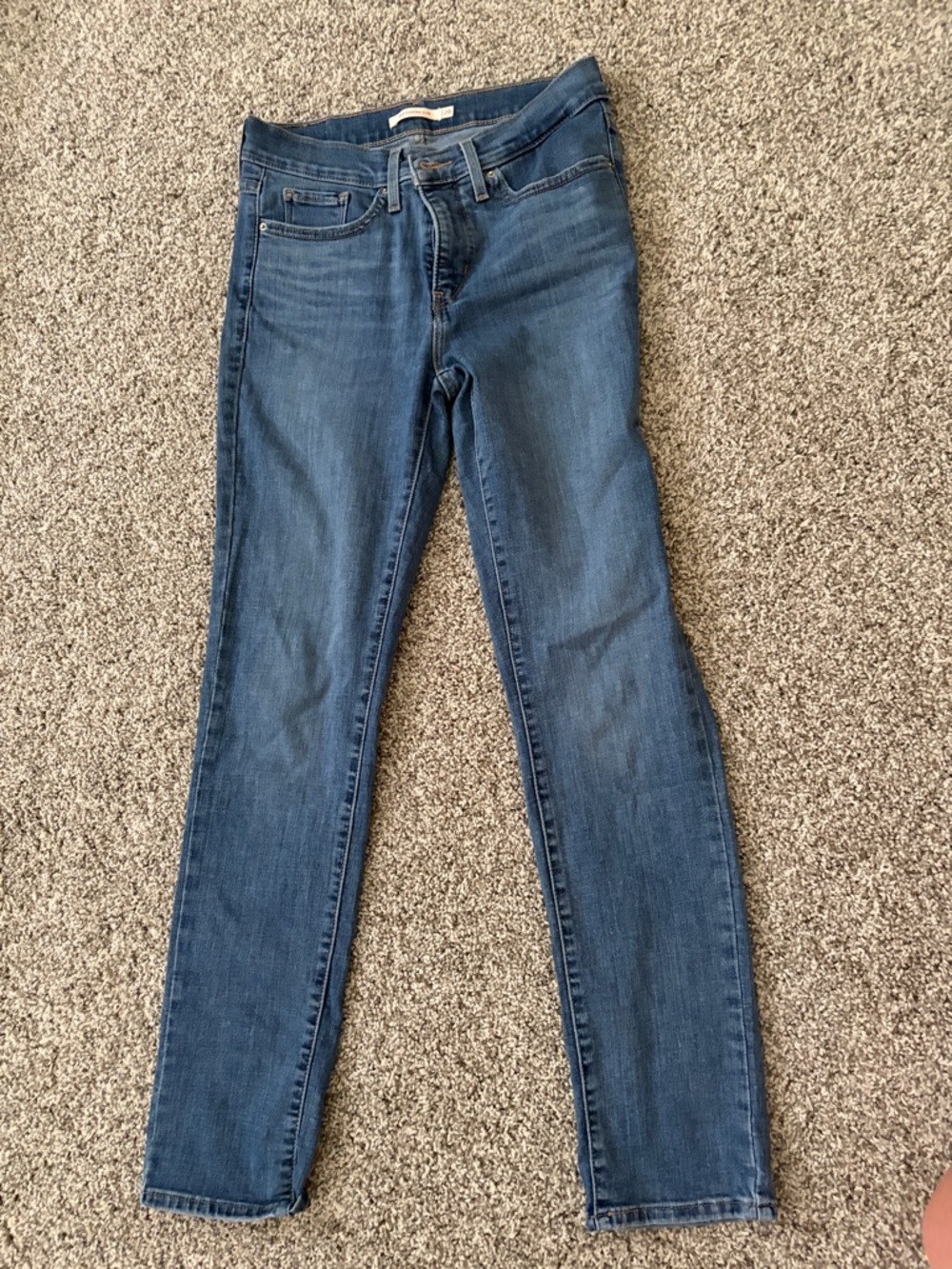 Levi 28 Women's Blue Shaping slim Jeans - Classic Mid Wash